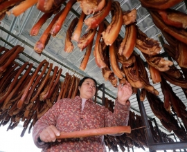 恭城腊肉飘香销售旺