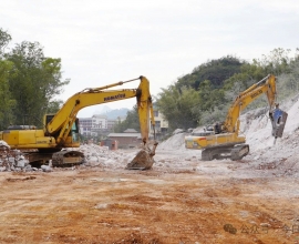 滨江东路至平安镇路桥项目建设正在有序进行