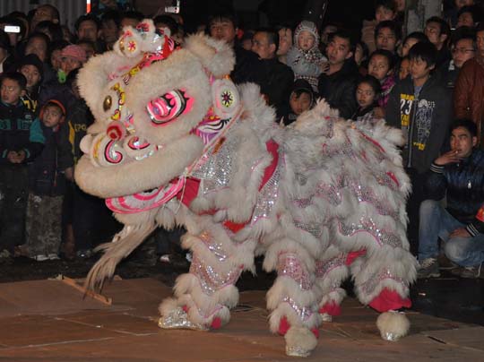 龙虎乡元宵节的舞狮、烟花表演963 / 作者:新乐文化传媒 / 帖子ID:9317