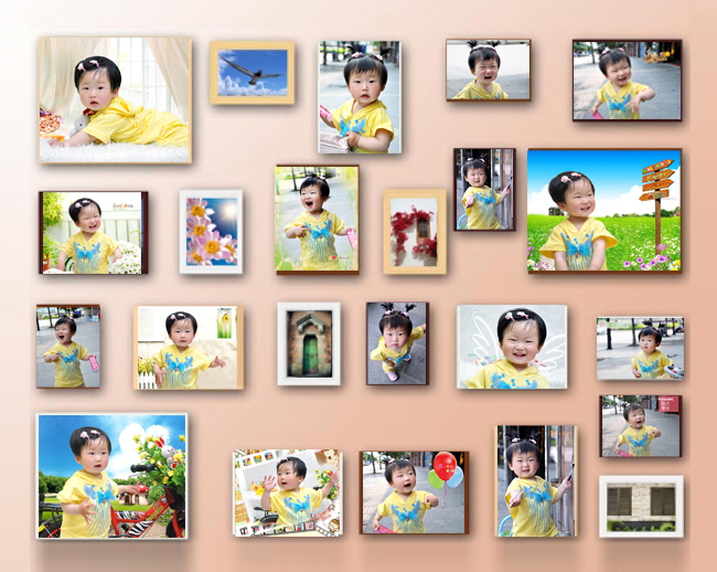 “品印儿童摄影馆”最新推出宝宝成长记录照片墙组合系列，“六·一”有活动哦214 / 作者:狗屎媛 / 帖子ID:16713