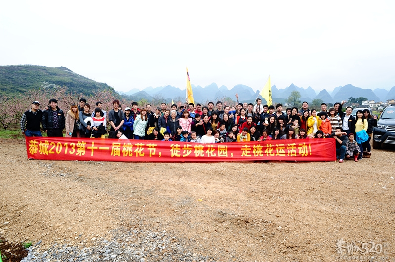 恭城520社区 2013行桃花园.走桃花运活动 图片集中营（已更新）！880 / 作者:孤单远行 / 帖子ID:61681