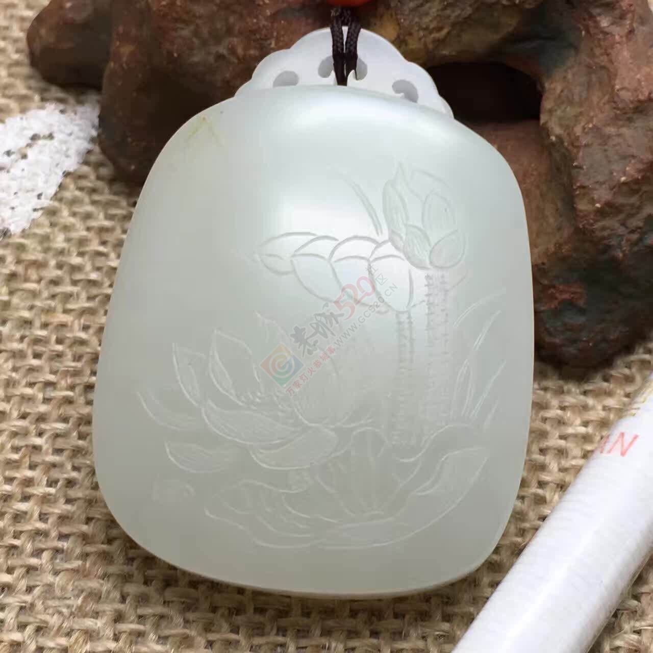 闲置38.5g出水芙蓉和田籽料作品607 / 作者:晚霞行千里 / 帖子ID:191084