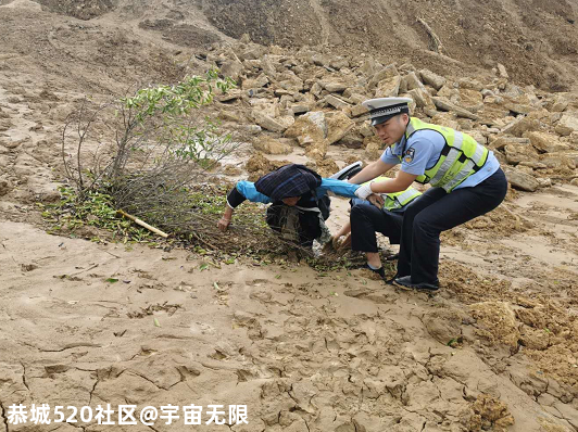 为抄近路陷淤泥，老人苦苦挣扎一小时！民警赶到徒手刨泥350 / 作者:宇宙无限 / 帖子ID:277745