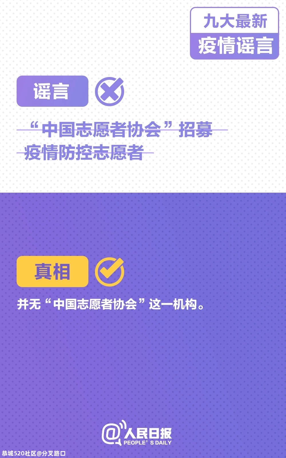 转扩！九大最新疫情谣言，千万别被骗！940 / 作者:分叉路口 / 帖子ID:281527