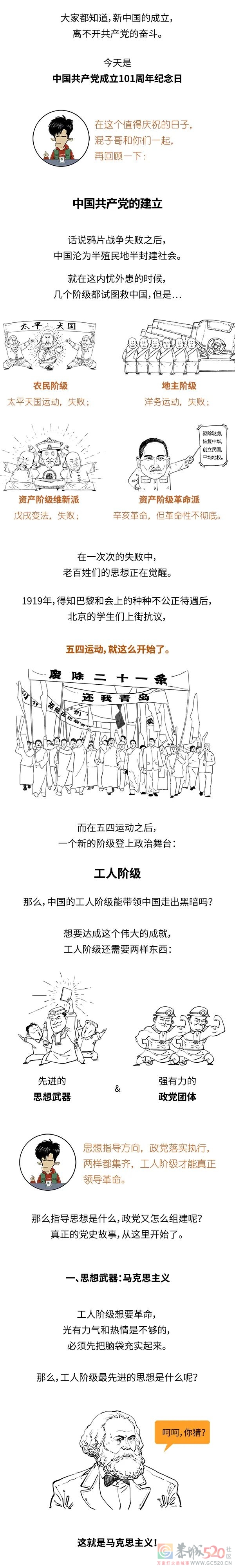 七一建党节，一口气了解中国共产党是咋成立的。246 / 作者:儿时的回忆 / 帖子ID:296897