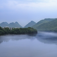 雨后茶江